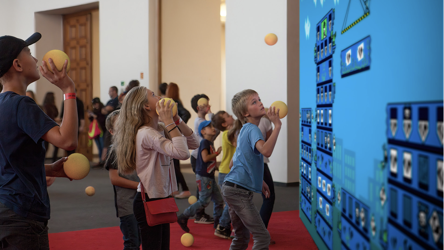 Interaktív játszófal rendezvényekre, csapatépítőkre, konferenciákra, családi napokra
