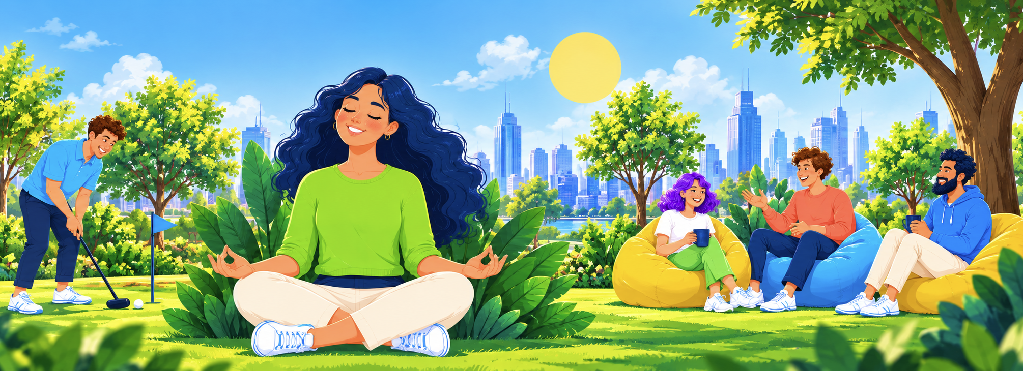 Reset Day – wellbeing nap: wellbeing, wellbeing nap, jóllét, testi-lelki feltöltődés, mentális egészség, stresszkezelés, relaxáció, kikapcsolódás, feltöltődés, mindfulness, tudatosság, egészséges életmód, mozgás, jóga, meditáció, mentális feltöltődés, munkahelyi wellbeing, work-life balance, egészségmegőrzés, közösségi program, wellbeing program.