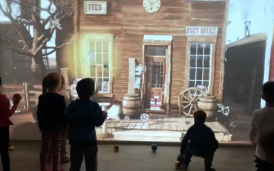 Initi Playground interaktív fal Demonz játék