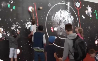 Initi Playground interaktív fal Save the Planet játék