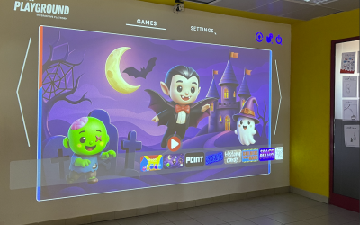 Initi Playground Halloween Night interaktív fal játék
